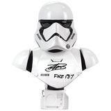John Boyega Autographed Star Wars First Order Stormtrooper 1/2 Bust with FN-2187