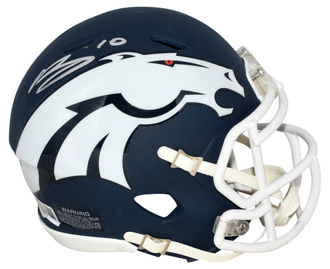 BO NIX AUTOGRAPHED DENVER BRONCOS AMP SPEED MINI HELMET BECKETT