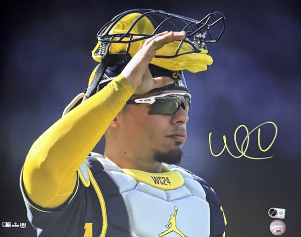WILLIAM CONTRERAS Signed 16X20 Photo #15 AUTO - Milwaukee Brewers - BAS