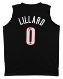 Damian Lillard Authentic Signed Black Dame Time Pro Style Jersey Autographed BAS