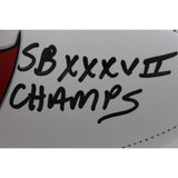 Derrick Brooks Autographed Tampa Bay Buccaneers Logo Football Insc Beckett 49095