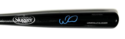 Brewers Catcher WILLIAM CONTRERAS Signed Louisville Slugger Black Bat AUTO - BAS