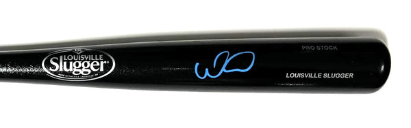 Brewers Catcher WILLIAM CONTRERAS Signed Louisville Slugger Black Bat AUTO - BAS