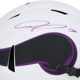 Jordan Addison Minnesota Vikings Signed Riddell Lunar Eclipse Authentic Helmet