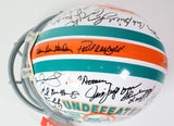 Miami Dolphins 1972 Perfect Season Pro Helmet - Over 40 signatures w/ JSA LOA