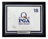 Brooks Koepka Signed Framed 2025 PGA Championship Golf Flag JSA