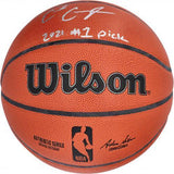 Cade Cunningham Pistons Signed Wilson Rep Basketball w/"#1 Draft Pick" Insc