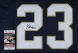 Kyren Williams Signed Notre Dame Fighting Irish Jersey (JSA COA) L.A. Rams #1 RB
