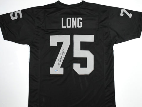 Howie Long Autographed Black Pro Style Jersey - Beckett W Hologram *Black