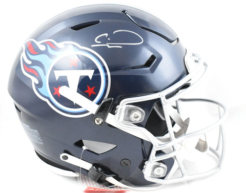 Calvin Ridley Autographed Tennesse Titans F/S SpeedFlex Helmet - Beckett W Holo