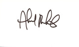 Ahmad Rashad Autographed Minnesota Vikings Index Card Beckett 45334