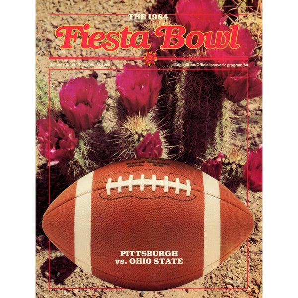 Unautographed Magazine Ohio State vs Pittsburgh 1984 Fiesta Bowl Program 58432