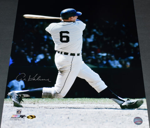 AL KALINE SIGNED AUTOGRAPHED DETROIT TIGERS 16x20 PHOTO COA