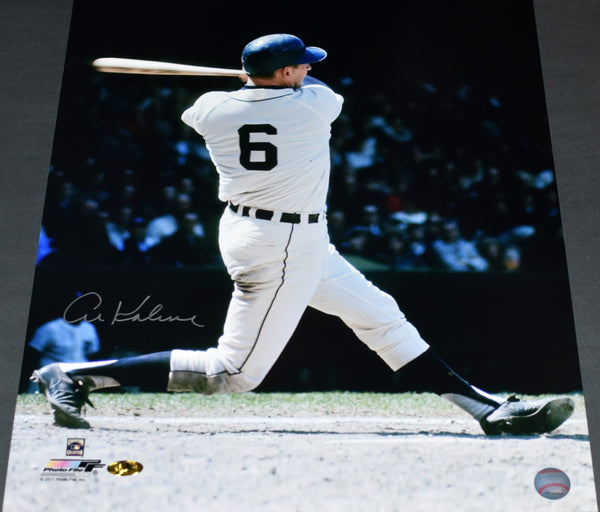 AL KALINE SIGNED AUTOGRAPHED DETROIT TIGERS 16x20 PHOTO COA