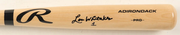 Lou Whitaker Signed Rawlings Pro Model Bat (Beckett) 1984 Series Champs/ Tigers
