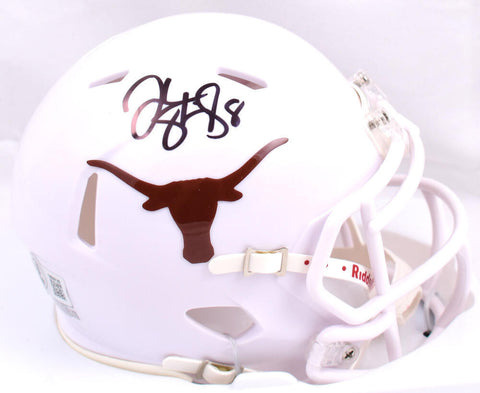 Jordan Shipley Autographed Texas Longhorns Speed Mini Helmet-Beckett W Hologram