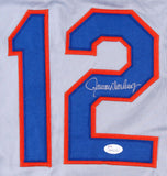 Ron Darling Signed 1986 Mets Throwback Jersey (JSA COA) 1986 World Champions