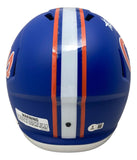 Steve Spurrier Signed Florida FS Blue Speed Replica Helmet 66 Heisman BAS