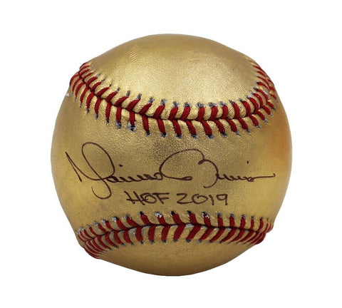 Mariano Rivera Signed New York Yankees Rawlings OML Gold Ball