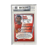 Ryan Giggs Signed 2002-03 Topps Premier Gold England - BGS 7 AUTO 10