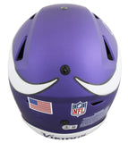 Vikings Justin Jefferson Authentic Signed Speed Flex Full Size Helmet BAS Wit