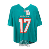 Jaylen Waddle Autographed Miami Dolphins Aqua Nike Football Jersey - Fanatics