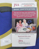 Gus Edwards Signed Purple Custom Football Jersey Baltimore Ravens JSA 186240