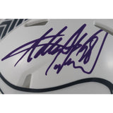 Adrian Peterson Autographed Minnesota Vikings 24 STS Mini Helmet Beckett 49258