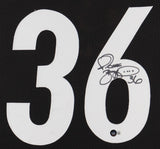 Jerome Bettis Signed Pittsburgh Steelers 35x43 Framed Jersey (Beckett) All Pro