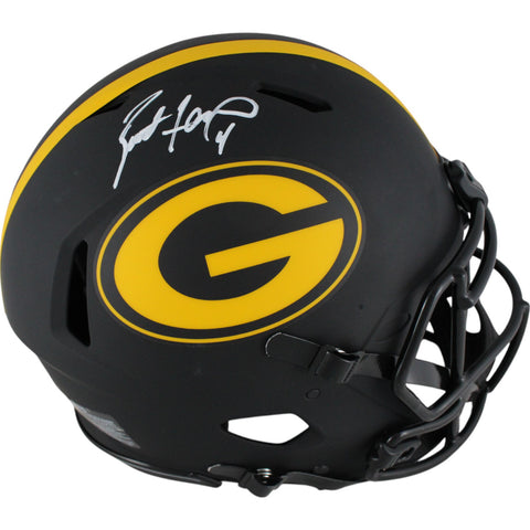 Brett Favre Autographed Green Bay Packers Authentic Eclipse Helmet Beckett 49186