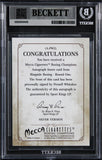 Pernell Whitaker Signed 2010 Ringside Boxing Round One Autos #APW2 Card BAS Slab