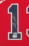 FRAMED ATLANTA BRAVES RONALD ACUNA JR SIGNED "EL ABUSADOR" JERSEY BECKETT HOLO