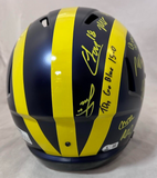 NEW MICHIGAN WOLVERINES SIGNED SPEED REP HELMET - JJ McCARTHY BLAKE CORUM & MORE