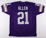 Terry Allen Signed Vikings Jersey (JSA) 8614 Career Rushing Yards +79 Touchdowns