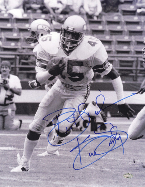 Kenny Easley Autographed Signed 11x14 Photo Seattle Seahawks MCS Holo #64157
