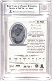 Michael Strahan Signed 2006 Bowman Sterling #BS-MIS Card BAS 38979