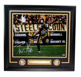 T.J. Watt Signed/Autographed 16x20 Photo Steelers Framed Beckett 193339