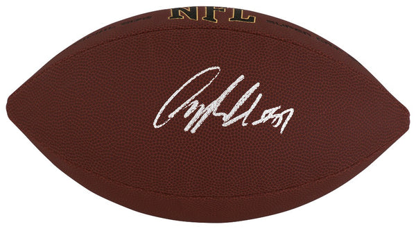 Anquan Boldin Signed Wilson Super Grip Full Size NFL Football - (SCHWARTZ COA)