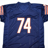 Jimbo Covert Autographed Blue Pro Style Jersey w/ HOF - Prova *Black