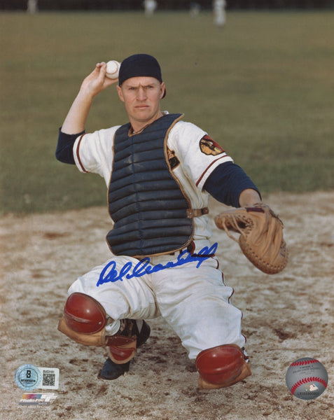 Braves Del Crandall Authentic Signed 8x10 Vertical Photo BAS #BV03181