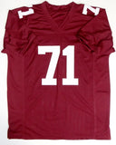 Coach Herman Boone Autographed Maroon College Style Jersey w/Insc- JSA W Auth *1