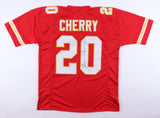 Deron Cherry Signed Kansas City Chiefs Jersey (PSA COA) 6xPro Bowl Defensive.Bck