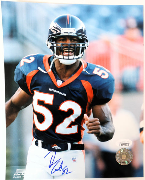 Ian Gold Autographed Denver Broncos 8x10 Photo JSA COA