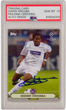 Didier Drogba Signed 2021-22 Topps Lost Rookie Set - PSA 10 Autograph