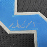 Autographed/Signed David Montgomery Detroit Black Jersey Beckett BAS COA