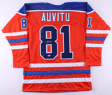 Yohann Auvitu Signed Oilers Jersey (Beckett COA) Playing career 2006-present