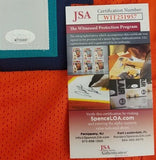 Zach Thomas Signed Dolphins Jersey (JSA COA) Miami 7xPro Bowl Middle Linebacker