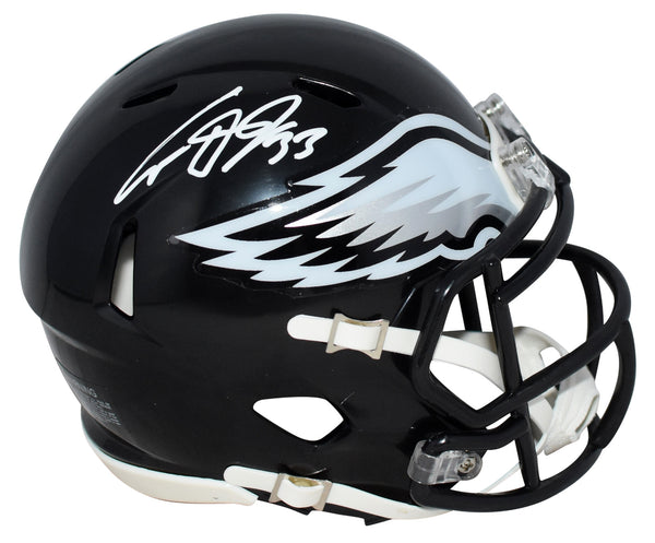 COOPER DEJEAN SIGNED PHILADELPHIA EAGLES BLACK SPEED MINI HELMET FANATICS