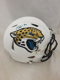 TRAVIS HUNTER SIGNED JACKSONVILLE JAGUARS ALT SPEED AUTHENTIC HELMET BECKETT QR