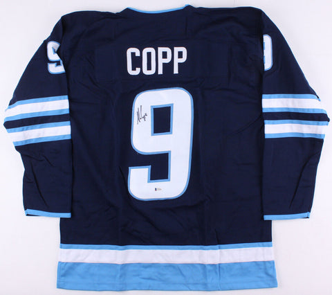 Andrew Copp Signed Jets Winnipeg Jersey (Beckett COA) NHL Career 2015-2022